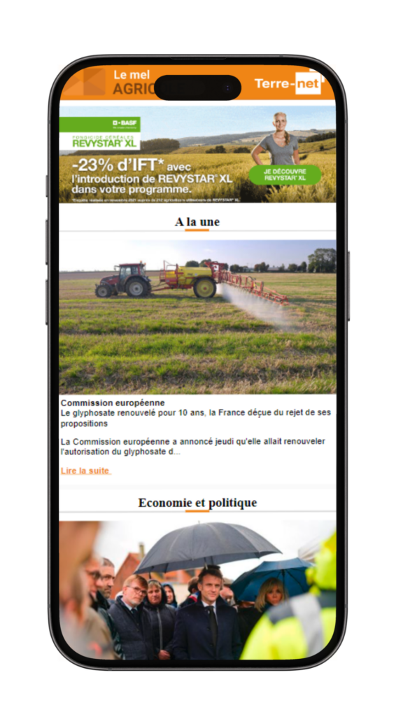 Newsletter Le Mel Agricole de Terre-net